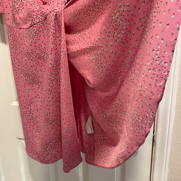 Kate Spade Pink Chilled Watermelon Buttoned Meadow Wrap Dress Size 10 NWT - Picture 11 of 16